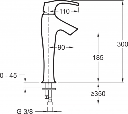 ��������� Jacob Delafon Symbol E19774-CP ��� ��������