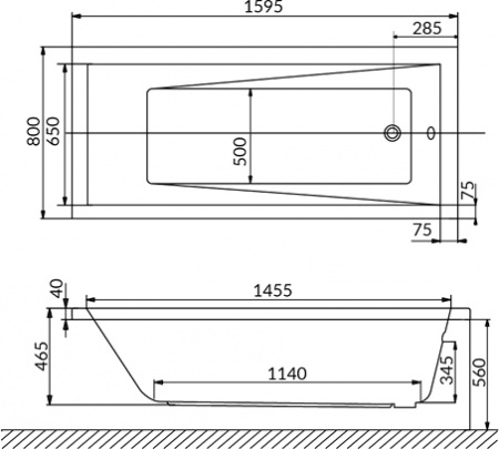   Excellent Wave WAEX.WAV160.80.RELAX 160x80