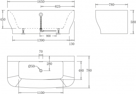   BelBagno BB74-1650 165x70
