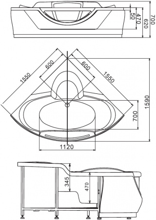   Gemy G9025 II C 155x155