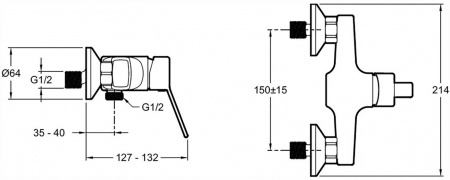  Jacob Delafon Eo E24159RU-CP  