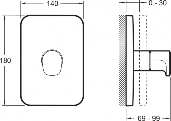   Jacob Delafon Modulo E75411-CP   