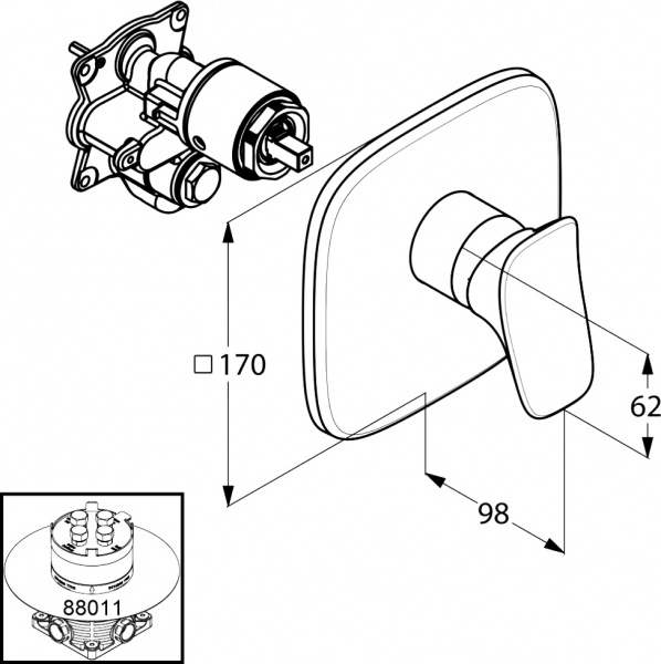  Kludi Ambienta 536550575  