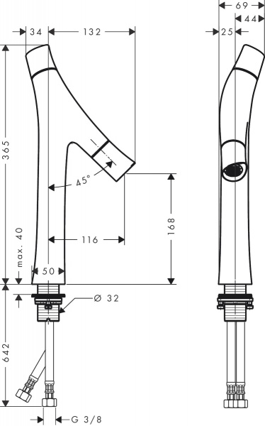  Axor Starck Organic 12012330  ,   