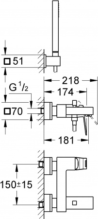  Grohe Eurocube 23141000    
