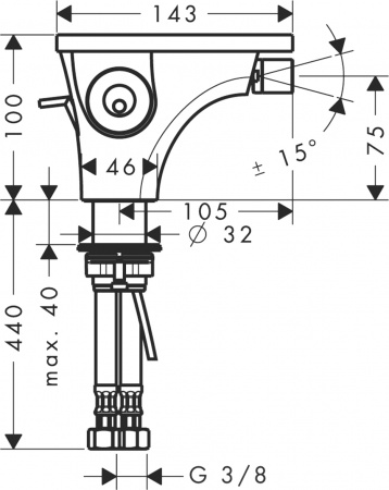 Axor Massaud 18210000  
