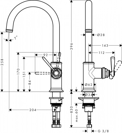  Axor Montreux 16580800   , 