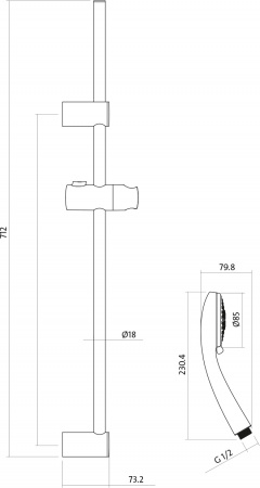  Cersanit Flavis 63035     +  