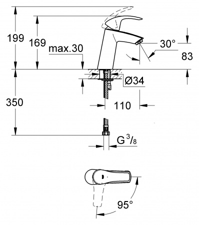  Grohe Eurosmart 2339510E  