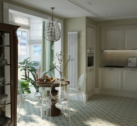 Радиатор стальной вертикальный Zehnder Charleston Completto 2180/06 V001 RAL 9016 2-х трубчатый, подключение нижнее 1/2 Радиатор стальной вертикальный Zehnder Charleston Completto 2180/06 V001 RAL 9016 2-х трубчатый, подключение нижнее 1/2