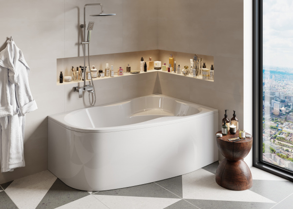   Vagnerplast Melite 160x105 R bianco