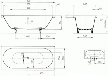   Kaldewei Classic Duo 110