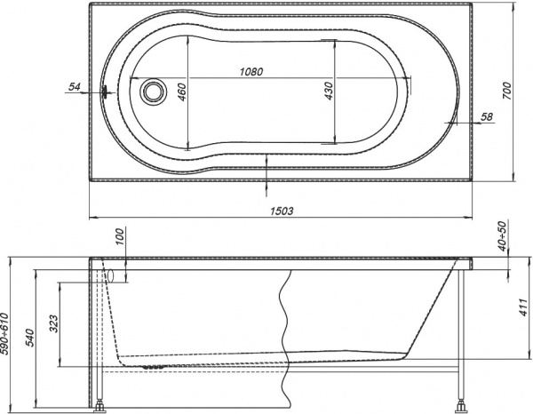  Aquanet Light 243869 150x70  