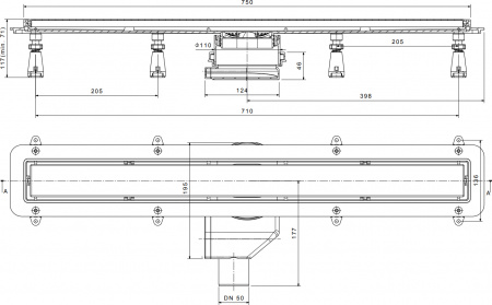 ������� ����� Pestan Confluo Premium Line 750 ����� ������/�����