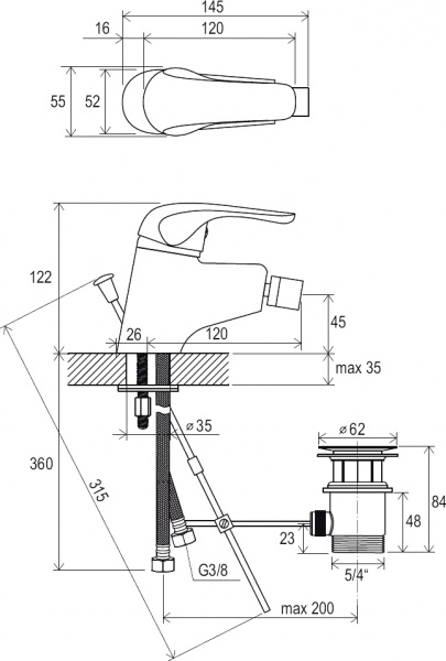  Ravak Rosa RS 055.00  