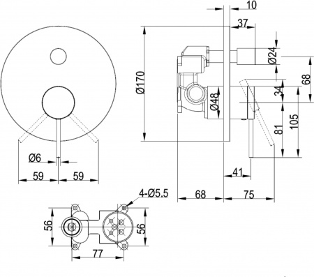  Villeroy & Boch Dawn TVS10635311361    