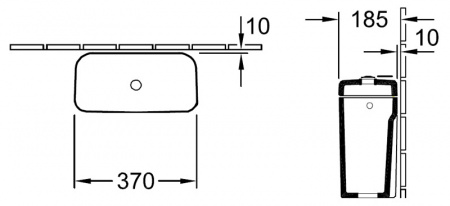 Бачок для унитаза Villeroy & Boch Subway 7723 11R1 alpin Бачок для унитаза Villeroy & Boch Subway 7723 11R1 alpin