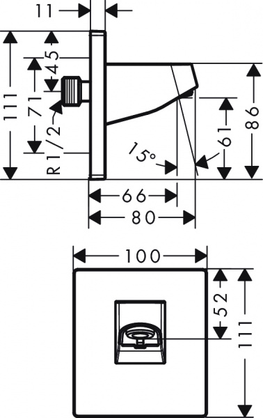     Hansgrohe Pulsify 105 24139700  