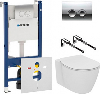       Geberit Duofix Delta 458.124.21.1 3  1    + - Ideal Standard Connect E772401  