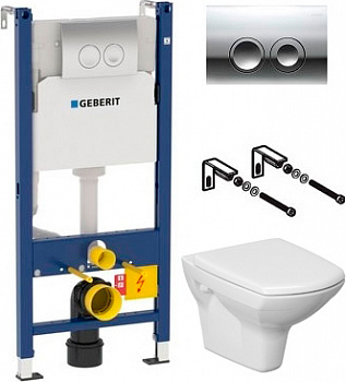 �������� ������ ��������� Cersanit Carina new clean on + ������� ����������� 3 � 1 � ������� �����