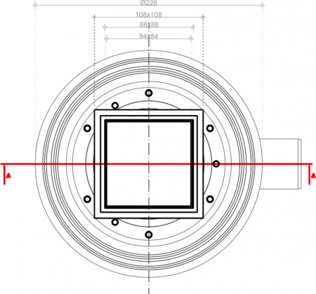 ������� ���� Pestan Confluo Standard Dry 1 Black Glass 10x10