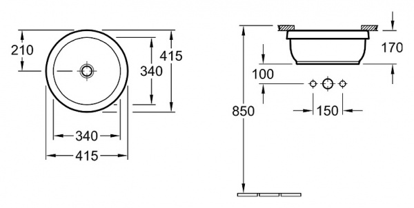  Villeroy & Boch Architectura 4175 40 01 alpin