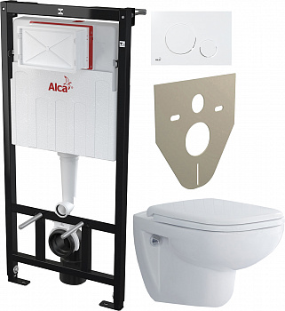 �������� ������ ��������� Duravit D-code 45700900A1 ������������ + ������� ����������� ��� �������� AlcaPlast Sadromodul AM101/1120-001 � ������� � �������������