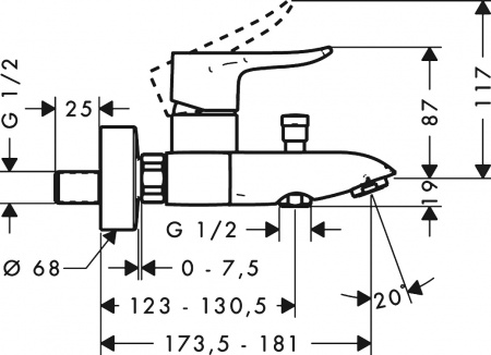  Hansgrohe Metris 31480000    