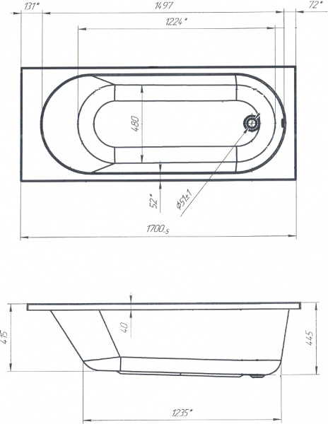   Marka One Atlas 011770 170x70