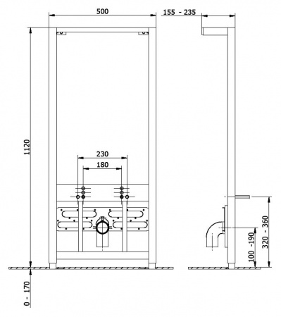     Jacob Delafon Patio E4189 +     Cersanit Link P-IN-BI-LINK +  Hansgrohe Focus E2 31920000 