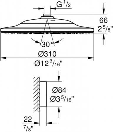   Grohe Rainshower 310 SmartConnect 26641000    