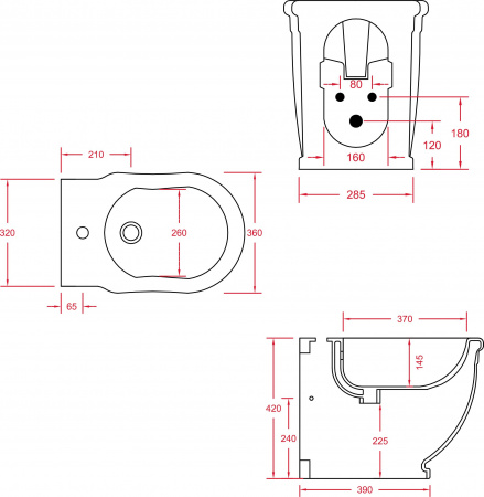   ArtCeram Hermitage HEB001 