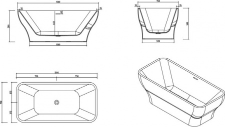   BelBagno BB73-1500-750 150x75