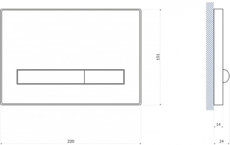 �������� Cersanit City CO DPL EO slim + ����������� AQUA SMART M40 + ������ PILOT ������ �����