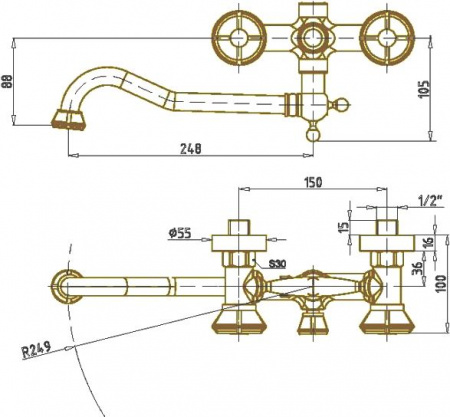 ������� ������ Bronze de Luxe 10121DF/1