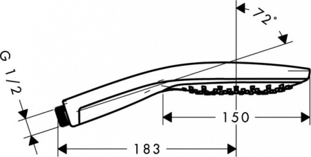   Hansgrohe Raindance Select S 150 Air 3jet 28588000