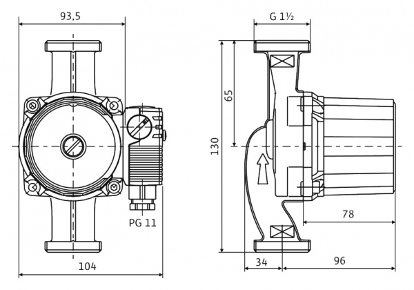   Wilo STAR-RS 25/4-130
