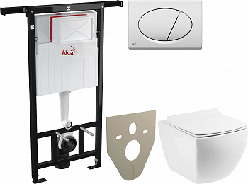 ��������  ������ ��������� BelBagno Carina BB514CHR � ������� + ������� ����������� AlcaPlast Jadromodul AM102/1120 + ������ ����� AlcaPlast ALCA M70 ����� + ���������������� ������