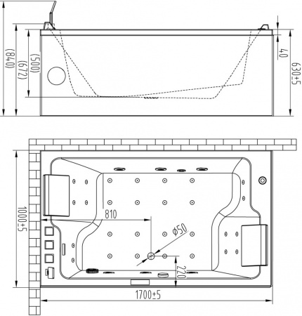   Orans BT-62115BL 170x100