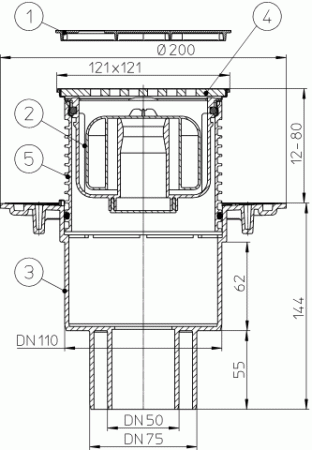 HL 310NPr-3127  -    DN50/75/110