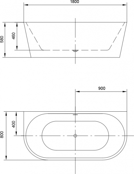   Art&Max AM-206-1800-800 180x80