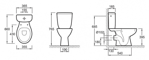 - Jacob Delafon Brive E0383N-00   