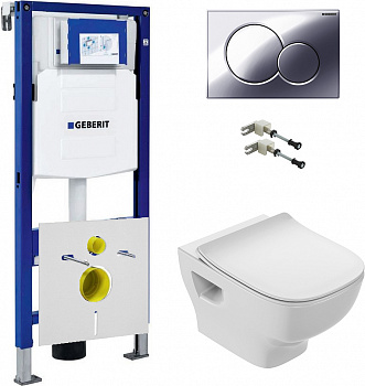 ��������  ������� ����������� ��� �������� Geberit Duofix UP320 111.300.00.5 + ���� ��� ������� ���������� Jacob Delafon Struktura EDF102-00 + ������