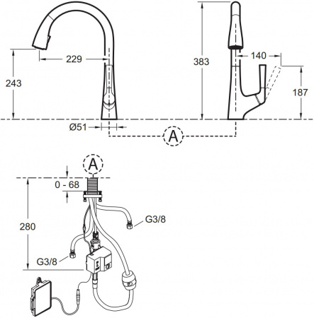  Jacob Delafon Malleco E77748-CP   