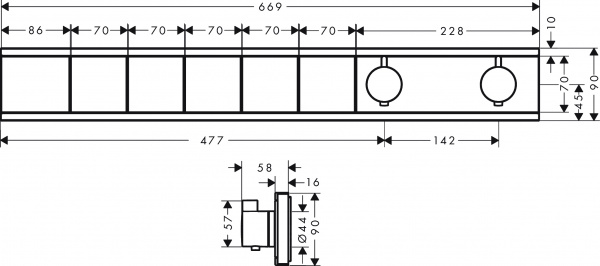  Hansgrohe RainSelect 15384000  , 