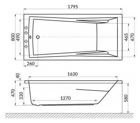   Excellent Palace WAEX.PAL18.NANO 180x80