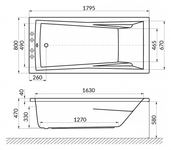   Excellent Palace WAEX.PAL18.NANO 180x80