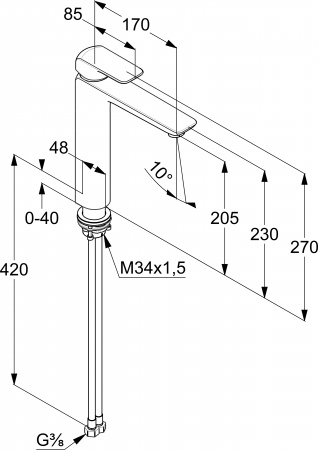  Kludi Ameo 412960575  
