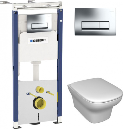 ��������  ������� ����������� ��� �������� Geberit Duofix ���������� 458.125.21.1 4 � 1 � ������� ����� + ���� ��� ������� ���������� Jacob Delafon Vo