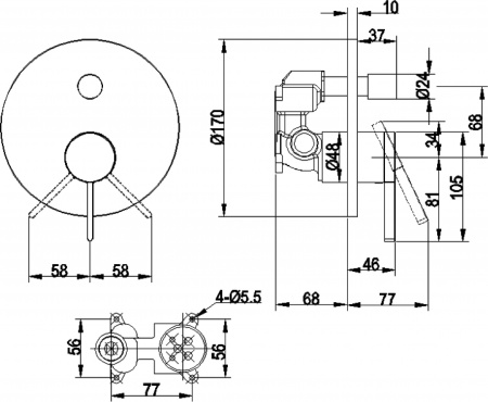  Villeroy & Boch Dawn TVS10635311061    